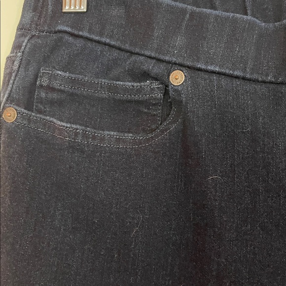 Lands' End Women's Dark Indigo Stretch Skinny Jeans 16L Tall - Picture 4 of 10